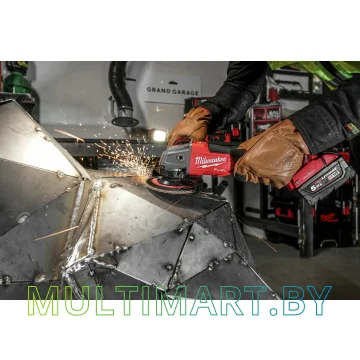 Угловая шлифмашина Milwaukee M18 ONEFSAG125XPDB-502X FUEL (с 2-мя АКБ, кейс) картинка 4